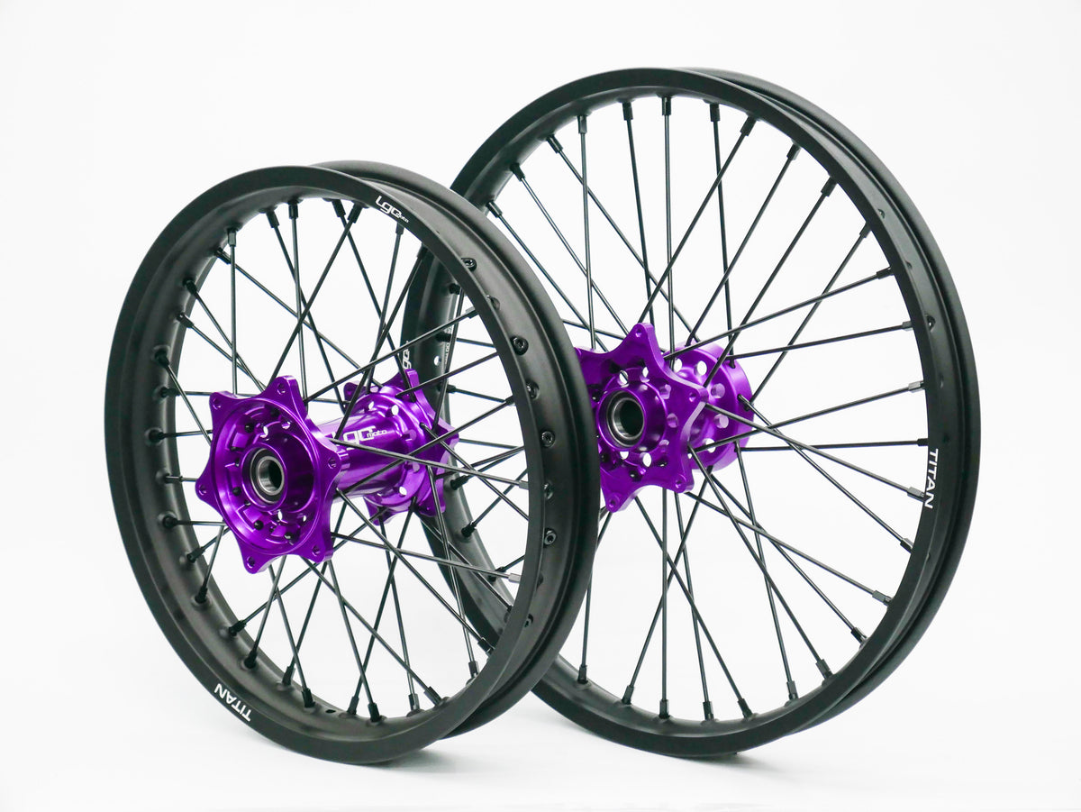 Purple cheap bike wheels