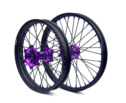 TITAN Wheel Set - Purple - KTM/GASGAS/HUSQ