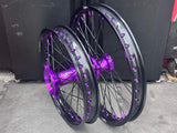 LGC Supermini Wheels for KTM, Husq, Gasgas- 19/16 - PURPLE
