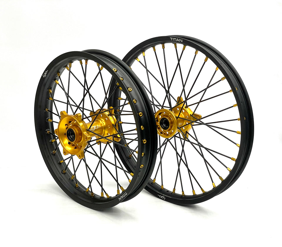 TITAN Wheel Set - Gold - SUZUKI – LGC Moto