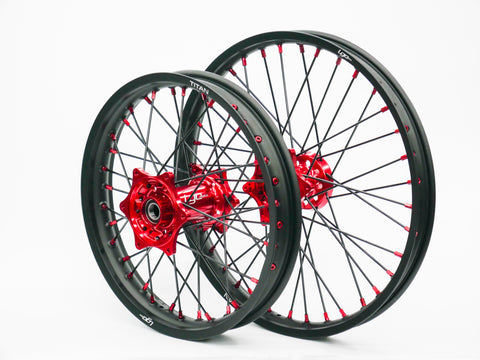 TITAN Wheel Set - Red - KTM/GASGAS/HUSQ